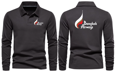 BANGKOK AIRWAYS LONG SLEEVE POLO